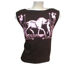 Pinstripe classic trouserPiped tunic top