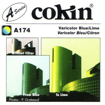 Cokin A174 Varicolour Blue/Lime Filter