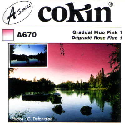 cokin A670 Gradual Fluorescent Pink 1 Filter