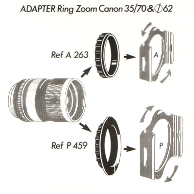 Cokin P459 Canon Zoom Adapter 35/70