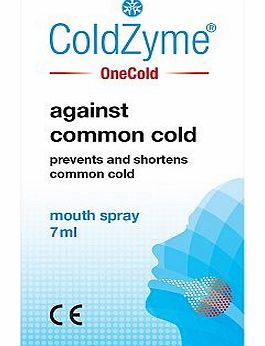 ColdZyme OneCold Mouth Spray - 7ml 10183984