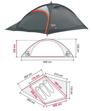 COLEMAN Adrenaline 3 Tent