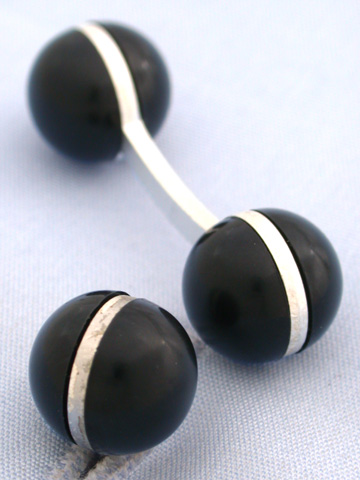 Coles Black Ball Cufflinks