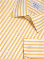 Coles Classic Yellow Large Bengal Handmade Mens Shirt