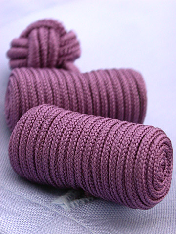 Coles Lilac Knotted Barrel Cufflinks