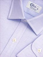 Coles Mens Classic Collar Blue Oxford Handmade Shirt