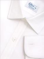 Mens Classic Collar Plain White Handmade Shirt