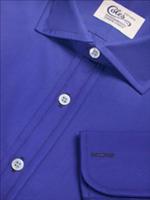 Mens Cutaway Handmade Royal Blue Dress Shirt