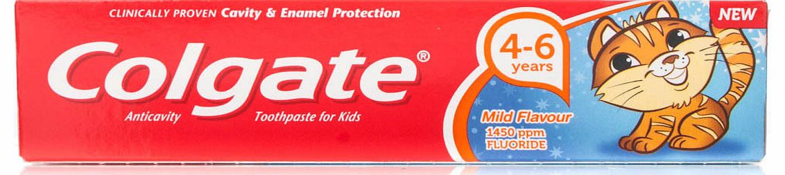 Colgate Fluoride Toothpaste 4-6 Years