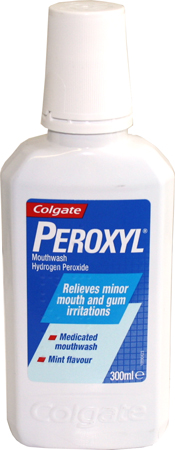 colgate Peroxyl Hydrogen Peroxide Mouthwash 300ml