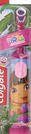 Colgate Powered Toothbrush, Dora The Explorer, Extra Soft, 1 Toothbrush, Colors May Vary