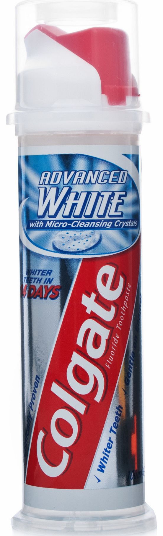 Colgate Total Advanced Whitening Toothpaste Pump