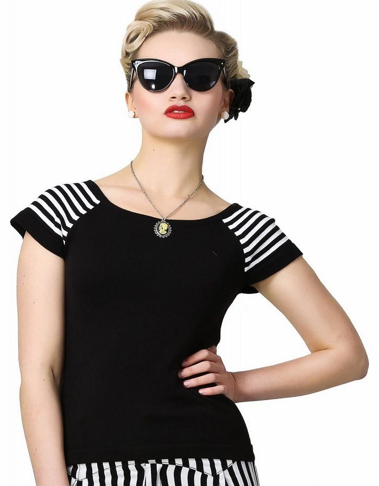 Collectif Suzy Striped Knitted Top CSS140107
