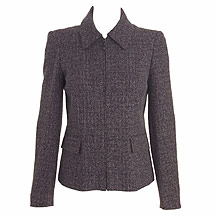 Black and white textured jacket