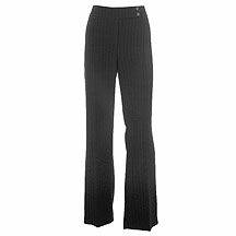 Black pinstripe tailored trousers