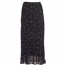 Collection Debenhams Black spot printed skirt