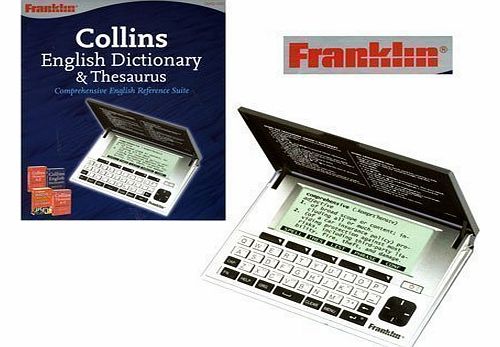 Collins DMQ1500 English Dictionary and Thesaurus - Grey
