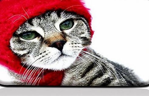 Cat in red hat 7`` 7.9`` 8`` 8.2 inch Laptop Protective bag Sleeve Case Pouch for Apple iPad Mini, Google Nexus 7, Blackberry Playbook, Samsung Galaxy Tab 7.7 /Tab 2 7.0 P3100 P6200/HTC Flyer/ Bamp;N No