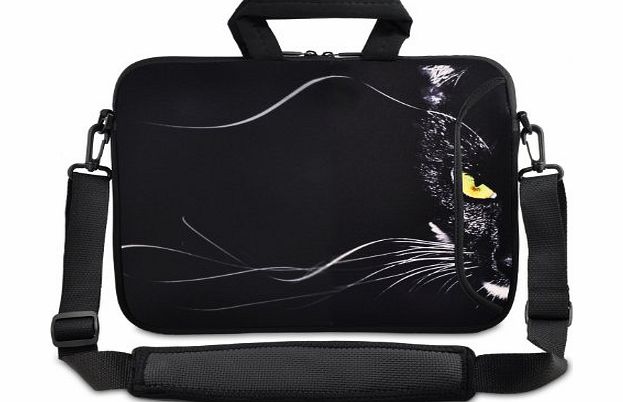 ChaoDa Cut Black Cat 9.7`` 10`` 10.1`` inch netbook tablet Shoulder Case Carrying Bag For Amazon Kindle DX /Apple iPad 2 3/Lenovo S10 /Acer/Aspire ONE /ASUS EEEPC /HP /Dell Inspiron Min /Toshiba /Samsung
