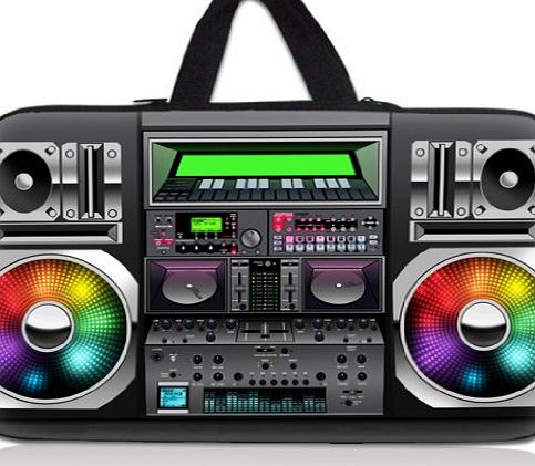 Colorful tape Recorder 15`` 15.4`` 15.6`` inch Notebook Laptop Case Sleeve Carrying bag with Hide Handle for Apple MacBook Pro 15 15.4 /Dell Inspiron 15R Vostro XPS Alienware M15X /ASUS A55 K55 N56 X54 /