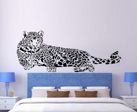 ColorfulHall 60*85cm Huge Leopard Decoration Wall Sticker Wall Art Decor Stylish Sticker Mural DIY Vinyl art wall paper for Room Home for lady dorm