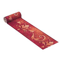 Textured Vinyl bORDER Puccini Motif Dark Red 10m x 52cm