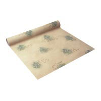 Textured Vinyl Wallcovering Puccini Motif Green 10m x 52cm