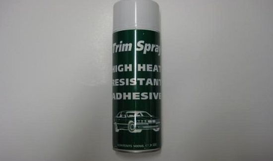 Colorz-4-Carz 2 CANS - Trim-Spray Heavy Duty/Heat Resistant Adhesive Glue - High Temperature - For Interior Car Carpet   Materials