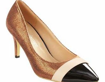 Colour Block Court Shoes