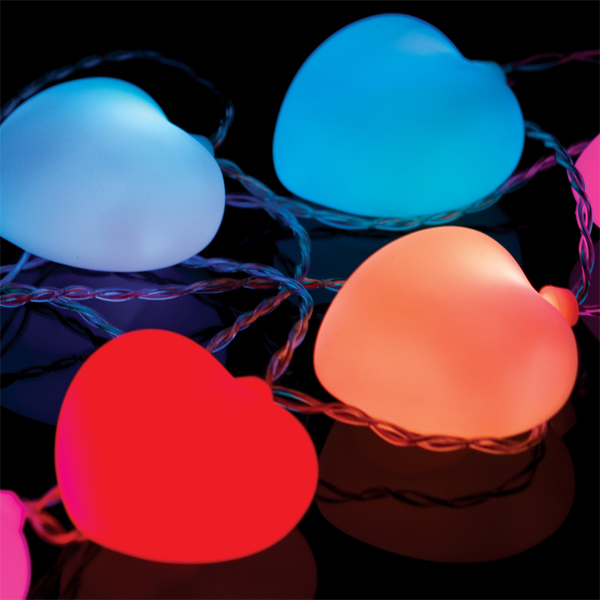 Colour Change Heart Lights