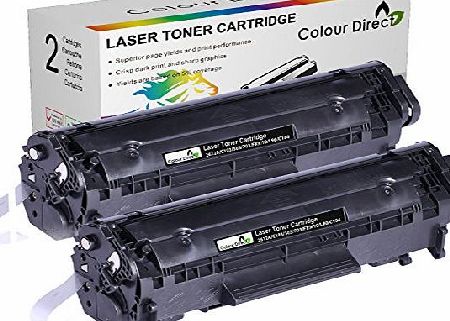 Twin Pack Toner Cartridge for HP Q2612A 12A LaserJet 1010 1012 1015 1018 1020 1022 3010 3015 3020 3030 3050 3052 3055 M1005