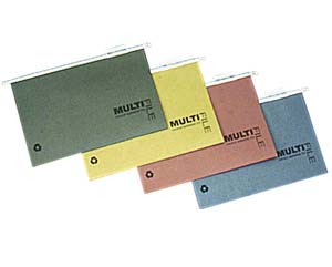 Colour foolscap suspension files