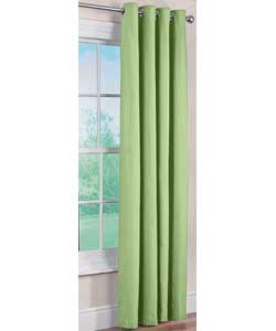 Colour Match Lima Kiwi Eyelet Curtains - 66 x 90