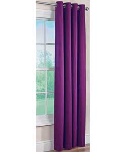 Colour Match Lima Ring Top Purple Fizz Curtains