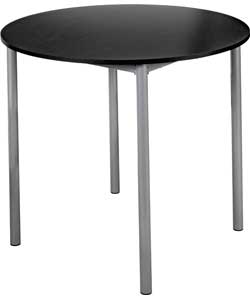 Round Dining Table - Jet Black