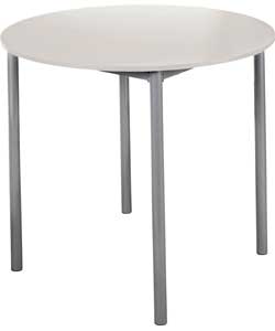 Colour Match Round Dining Table- Super White