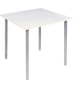 Colour Match Square Dining Table - Super White