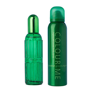 Colour Me Homme Green EDT Spray 90ml With Gift