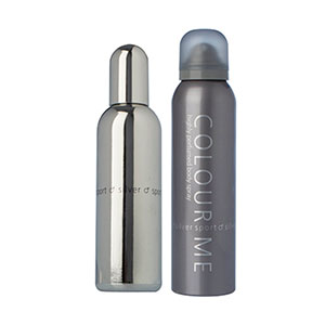Colour Me Homme Silver Sport EDT Spray 90ml With