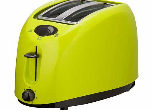 ColourMatch 2 Slice Toaster - Apple Green