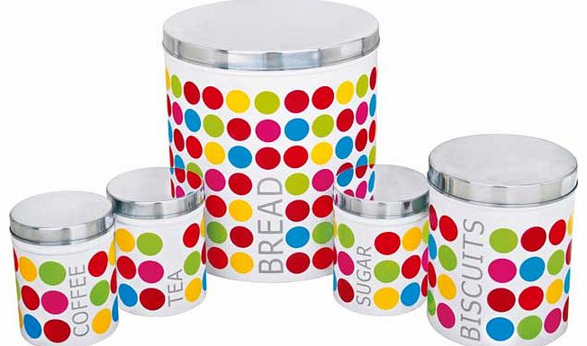 ColourMatch 5 Piece Storage Set - Bright Spots