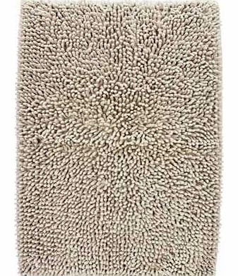 ColourMatch Chenille Bath Mat - Cream