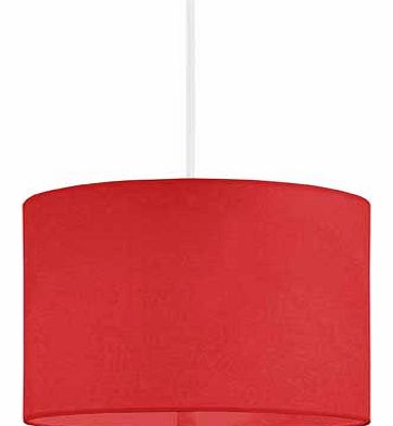 Fabric Shade - Poppy Red