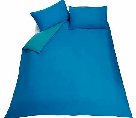 ColourMatch Fiesta Blue Bedding Set - Double