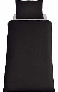 ColourMatch Jet Black Bedding Set - Single