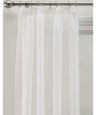 ColourMatch Pair Voile Panels - 152x228cm - Cream