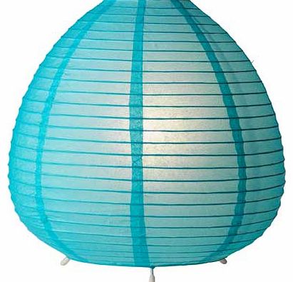 ColourMatch Paper Table Lamp - Lagoon