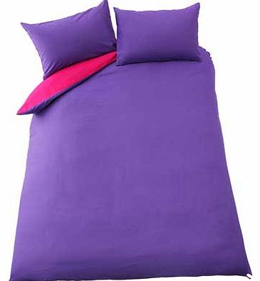 ColourMatch Pink and Purple Bedding Set - Kingsize