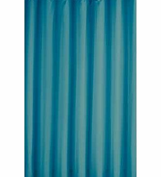 ColourMatch Plain Shower Curtain - Lagoon