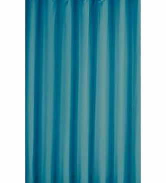 ColourMatch Plain Shower Curtain - Lagoon